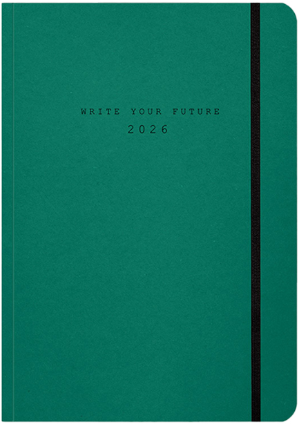 ΗΜΕΡΟΛΟΓΙΟ ADBOOK 26 ECO MINT 09*13 ΗΜΕΡΗΣΙΑ ΑΤΖΕΝΤΑ ΜΕ ΛΑΣΤΙΧΟ