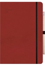 ΗΜΕΡΟΛΟΓΙΟ ADBOOK 26 HANDY RED 09*13 ΗΜΕΡΗΣΙΑ ΑΤΖΕΝΤΑ ΟΡΘΙΑ  SOFT ΜΕ ΛΑΣΤΙΧΟ ΚΑΙ ΜΟΛΥΒΙ