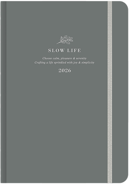 ΗΜΕΡΟΛΟΓΙΟ ADBOOK 26 SLOW LIFE-CARCHOL 17*25 ΕΒΔΟΜΑΔΙΑΙO ΜΕ ΛΑΣΤΙΧΟ