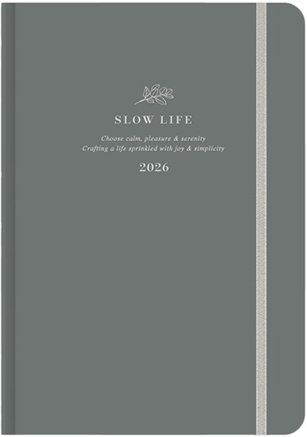 ΗΜΕΡΟΛΟΓΙΟ ADBOOK 26 SLOW LIFE-CARCHOL 17*25 ΕΒΔΟΜΑΔΙΑΙO ΜΕ ΛΑΣΤΙΧΟ