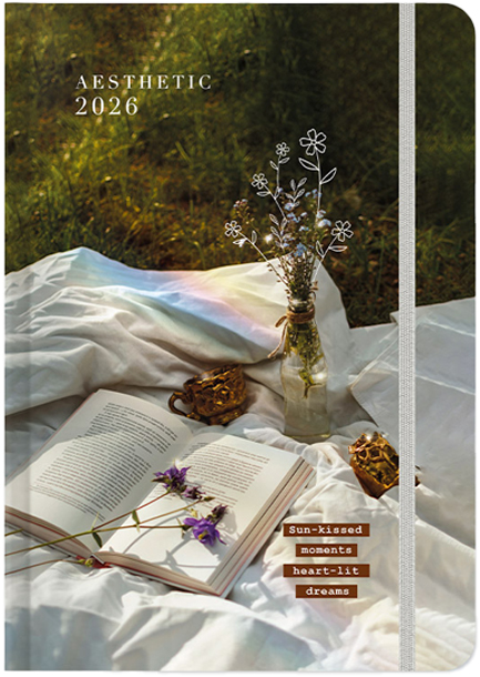 ΗΜΕΡΟΛΟΓΙΟ ADBOOK 26 AESTHETIC ΦΥΣΗ 17*25 ΕΒΔΟΜΑΔΙΑΙΟ ΜΕ ΛΑΣΤΙΧΟ