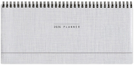 ΗΜΕΡΟΛΟΓΙΟ ADBOOK 26 ΠΛΑΝΟ SPIRAL SILVER 30,5*13,5 ΕΒΔΟΜΑΔΙΑΙΟ