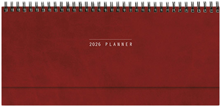 ΗΜΕΡΟΛΟΓΙΟ ADBOOK 26 ΠΛΑΝΟ SPIRAL BORDEAUX 30,5*13,5 ΕΒΔΟΜΑΔΙΑΙΟ