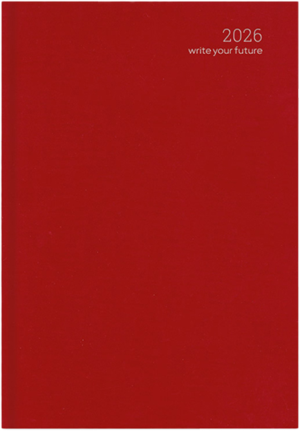 ΗΜΕΡΟΛΟΓΙΟ ADBOOK 26 SIMPLE RED 12*17 ΗΜΕΡΗΣΙΟ
