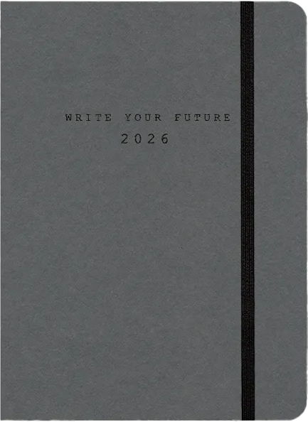ΗΜΕΡΟΛΟΓΙΟ ADBOOK 26 ECO CHARCOAL 12*17 ΗΜΕΡΗΣΙΟ ΜΕ ΛΑΣΤΙΧΟ