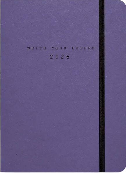 ΗΜΕΡΟΛΟΓΙΟ ADBOOK 26 ECO VIOLET 12*17 ΗΜΕΡΗΣΙΟ ΜΕ ΛΑΣΤΙΧΟ