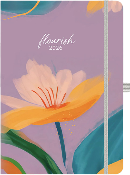 ΗΜΕΡΟΛΟΓΙΟ ADBOOK 26 FREE DREAM-FLOORISH 12*17 ΗΜΕΡΗΣΙΟ SOFT ΜΕ ΛΑΣΤΙΧΟ