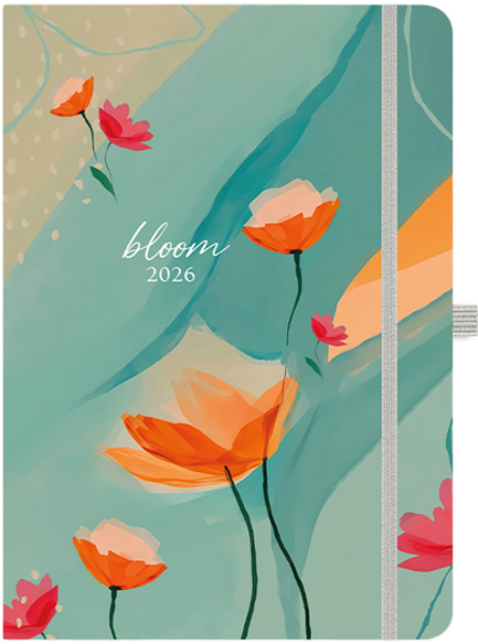 ΗΜΕΡΟΛΟΓΙΟ ADBOOK 26 FREE DREAM-BLOOM 12*17 ΗΜΕΡΗΣΙΟ SOFT ΜΕ ΛΑΣΤΙΧΟ