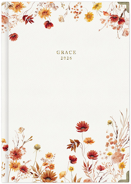 ΗΜΕΡΟΛΟΓΙΟ ADBOOK 26 GRACE WILD FLOWERS 12*17 ΗΜΕΡΗΣΙΟ