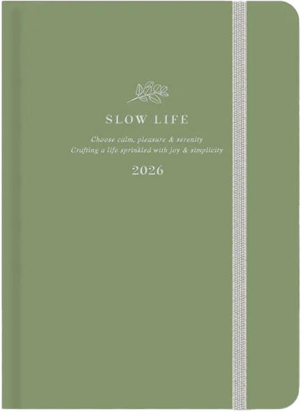 ΗΜΕΡΟΛΟΓΙΟ ADBOOK 26 SLOW LIFE-LIGHT GREEN 12*17 ΗΜΕΡΗΣΙΟ