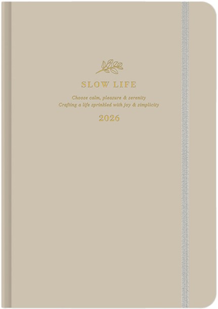 ΗΜΕΡΟΛΟΓΙΟ ADBOOK 26 SLOW LIFE-VANILLA 12*17 ΗΜΕΡΗΣΙΟ