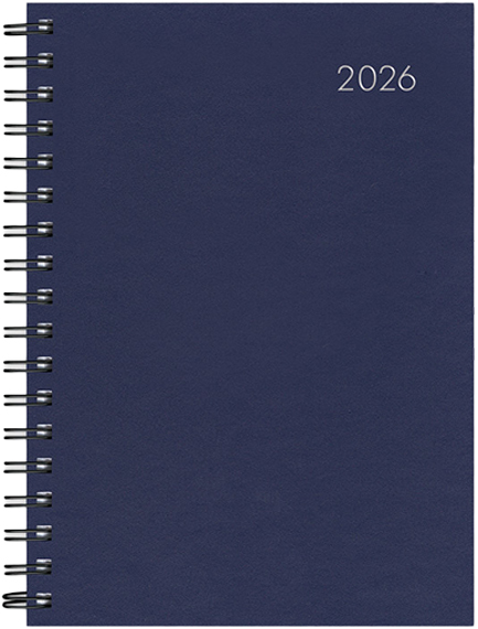 ΗΜΕΡΟΛΟΓΙΟ ADBOOK 26 SIMPLE SPIRAL BLUE 12*17 ΗΜΕΡΗΣΙΟ