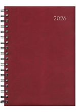 ΗΜΕΡΟΛΟΓΙΟ ADBOOK 26 SIMPLE SPIRAL BORDEAUX 12*17 ΗΜΕΡΗΣΙΟ