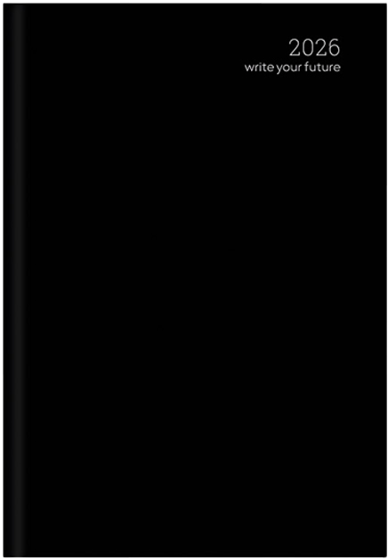 ΗΜΕΡΟΛΟΓΙΟ ADBOOK 26 SIMPLE BLACK 14*21 ΗΜΕΡΗΣΙΟ