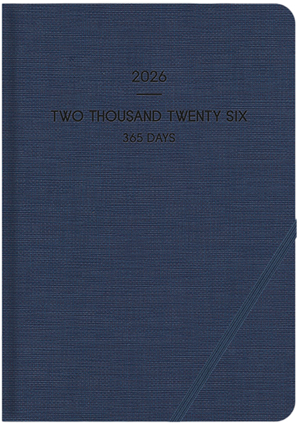 ΗΜΕΡΟΛΟΓΙΟ ADBOOK 26 LIEVE BLUE 14*21 ΗΜΕΡΗΣΙΟ ΜΕ ΓΩΝΙΑΚΟ ΛΑΣΤΙΧΟ