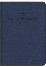 ΗΜΕΡΟΛΟΓΙΟ ADBOOK 26 LIEVE BLUE 14*21 ΗΜΕΡΗΣΙΟ ΜΕ ΓΩΝΙΑΚΟ ΛΑΣΤΙΧΟ