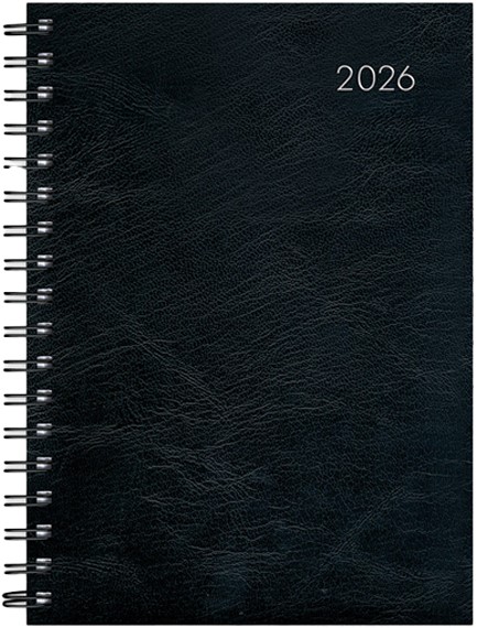 ΗΜΕΡΟΛΟΓΙΟ ADBOOK 26 SIMPLE SPIRAL BLACK 14*21 ΗΜΕΡΗΣΙΟ
