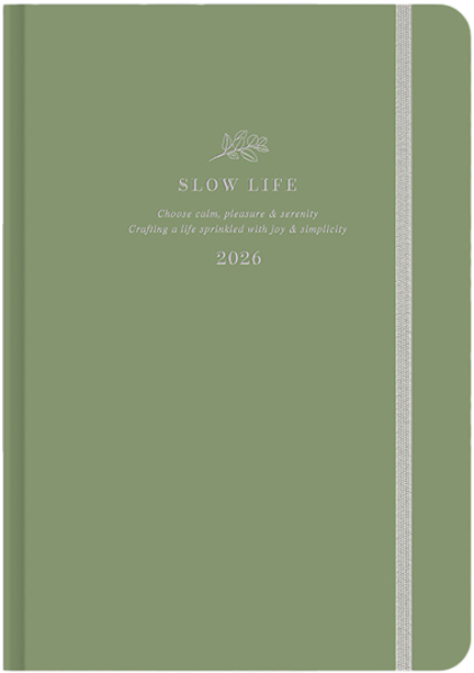 ΗΜΕΡΟΛΟΓΙΟ ADBOOK 26 SLOW LIFE-LIGHT GREEN 17*25 ΗΜΕΡΗΣΙΟ ΜΕ ΛΑΣΤΙΧΟ