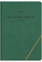 ΗΜΕΡΟΛΟΓΙΟ ADBOOK 26 LIEVE GREEN 17*25 ΗΜΕΡΗΣΙΟ ΜΕ ΓΩΝΙΑΚΟ ΛΑΣΤΙΧΟ