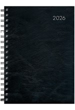 ΗΜΕΡΟΛΟΓΙΟ ADBOOK 26 SIMPLE SPIRAL BLACK 17*25 ΗΜΕΡΗΣΙΟ