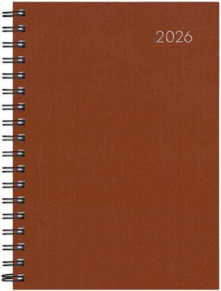 ΗΜΕΡΟΛΟΓΙΟ ADBOOK 26 SIMPLE SPIRAL TAN 17*25 ΗΜΕΡΗΣΙΟ