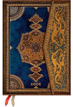 ΗΜΕΡΟΛΟΓΙΟ PAPERBLANKS 26 SAFAVID INDIGO 13*18 ΕΒΔΟΜΑΔΙΑΙΟ MIDI