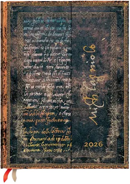 ΗΜΕΡΟΛΟΓΙΟ PAPERBLANKS 26 MICHELANGELO HANDWRITING 18*23 ΕΒΔΟΜΑΔΙΑΙΟ ULTRA