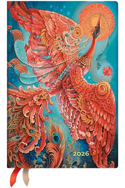 ΗΜΕΡΟΛΟΓΙΟ PAPERBLANKS 26 FLEXIS FIREBIRD 10*14 ΑΤΖΕΝΤΑ ΕΒΔΟΜΑΔΙΑΙΑ MINI