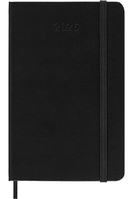 ΗΜΕΡΟΛΟΓΙΟ MOLESKINE 26 HARD BLACK 09*14 ΗΜΕΡΗΣΙΑ ΑΤΖΕΝΤΑ POCKET