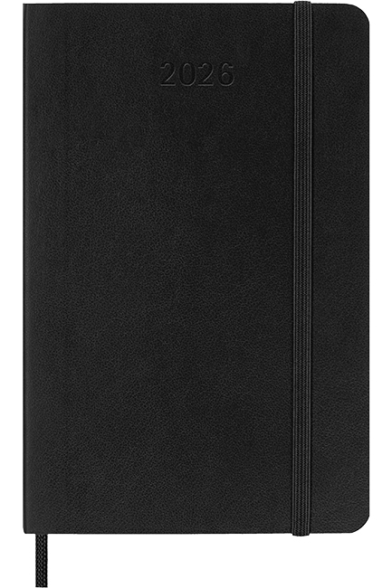 ΗΜΕΡΟΛΟΓΙΟ MOLESKINE 26 SOFT BLACK 09*14 ΗΜΕΡΗΣΙΑ ΑΤΖΕΝΤΑ POCKET