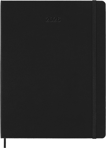 ΗΜΕΡ.MOLESKINE 26 HARD BLACK 19*25 ΕΒΔΟΜΑΔΙΑΙΟ XL