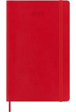 ΗΜΕΡΟΛΟΓΙΟ MOLESKINE 26 SOFT SCARLET RED 13*21 ΗΜΕΡΗΣΙΟ LARGE