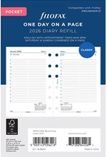 ΗΜΕΡΟΛΟΓΙΟ FILOFAX 26 PKT ΗΜΕΡΑ ΣΕ 1 ΣΕΛΙΔΑ ΑΓΓΛΙΚΟ