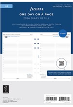 ΗΜΕΡΟΛΟΓΙΟ FILOFAX 26 A5 ΗΜΕΡΑ ΣΕ 1 ΣΕΛΙΔΑ ΣΕ 5 ΓΛΩΣΣΕΣ