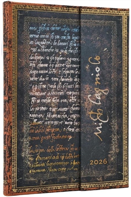 ΗΜΕΡΟΛΟΓΙΟ PAPERBLANKS 26 MICHELANGELO HANDWRITING13*18 ΕΒΔΟΜΑΔΙΑΙΟ MIDI