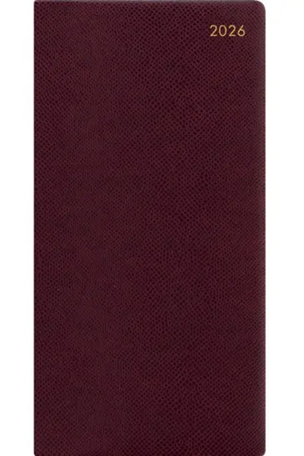 ΗΜΕΡ.LETTS 26 LEGACY SOFT BURGUNDY 09*17 ΑΤΖΕΝΤΑ ΕΒΔΟΜΑΔΙΑΙΑ SLIM ΕΛΛΗΝΙΚΗ