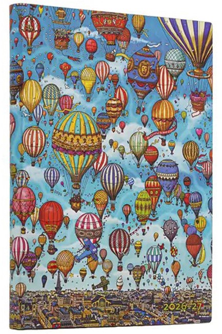 ΗΜΕΡΟΛΟΓΙΟ PAPERBLANKS 26-27 ΑΚΑΔΗΜΑΙΚΟ FLEXIS BALLOON FESTIVAL 13*18 ΕΒΔΟΜΑΔΙΑΙΟ MIDI