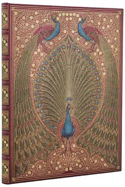 ΗΜΕΡΟΛΟΓΙΟ PAPERBLANKS 26-27 ΑΚΑΔΗΜΑΙΚΟ HAFIZ'S PEACOCKS 18*23 ΕΒΔΟΜΑΔΙΑΙΟ ULTRA