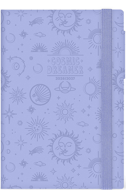 ΗΜΕΡΟΛΟΓΙΟ LEGAMI 26-27 ΑΚΑΔΗΜΑΙΚΟ COSMIC LILAC 12*18 ΕΒΔΟΜΑΔΙΑΙΟ AG2716027 MEDIUM ΜΕ NOTEBOOK