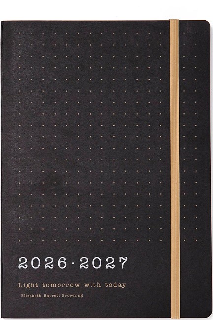 ΗΜΕΡΟΛΟΓΙΟ LETTS 26-27 ΑΚΑΔΗΜΑΙΚΟ ECO WRITERS BLACK 15*21 ΕΒΔΟΜΑΔΙΑΙΟ Α5 ΜΕ ΛΑΣΤΙΧΟ