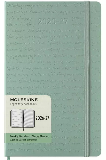 ΗΜΕΡ.MOLESKINE 26-27 ΑΚΑΔΗΜΑΙΚΟ HARD SAGE GREEN 13*21 ΕΒΔΟΜΑΔΙΑΙΟ LARGE