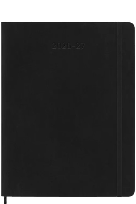 ΗΜΕΡ.MOLESKINE 26-27 ΑΚΑΔΗΜΑΙΚΟ SOFT BLACK 19*25 ΕΒΔΟΜΑΔΙΑΙΟ EXTRA LARGE