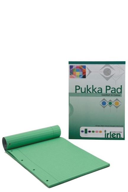 ΜΠΛΟΚ ΚΟΛΛΗΤΟ Α4 ΡΙΓΕ 50Φ.ΜΕ ΟΠΕΣ PUKKA IRLREF50 GREEN