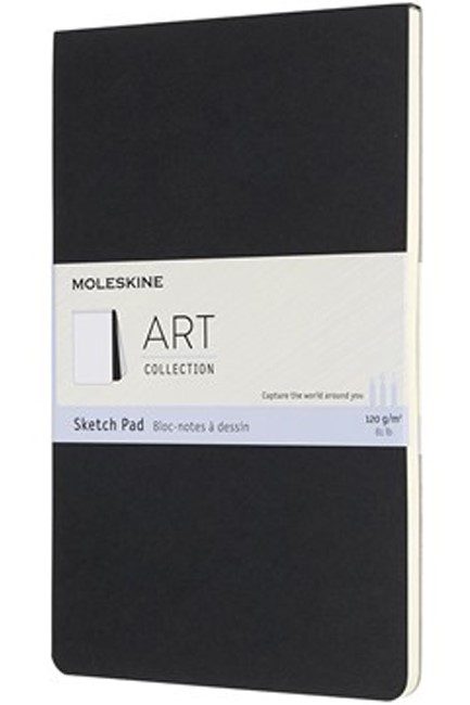 ΒΙΒΛΙΟ ΣΧΕΔΙΟΥ 13*21cm.LARGE 120γρ.24φ.MOLESKINE BLACK