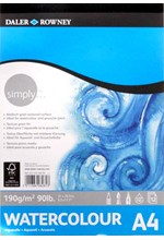 ΜΠΛΟΚ ΑΚΟΥΑΡΕΛΑΣ DALER ROWNEY A4 190γρ.14φ.SIMPLY PAD