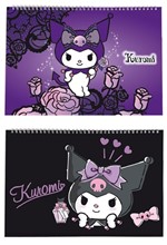 ΜΠΛΟΚ ΖΩΓΡΑΦΙΚΗΣ A4 ΣΠΙΡΑΛ 30Φ.SANRIO KUROMI 25218