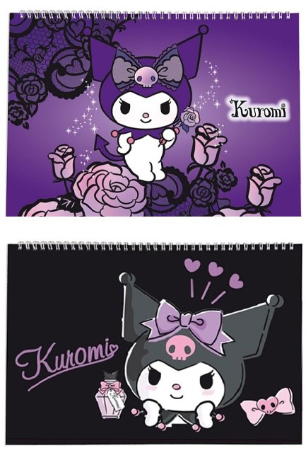 ΜΠΛΟΚ ΖΩΓΡΑΦΙΚΗΣ A4 ΣΠΙΡΑΛ 30Φ.SANRIO KUROMI 25218