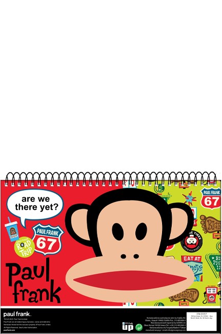 ΜΠΛΟΚ ΖΩΓΡΑΦΙΚΗΣ Α4 ΣΠΙΡΑΛ 30Φ.BACK ME UP 376-01417 PAUL FRANK