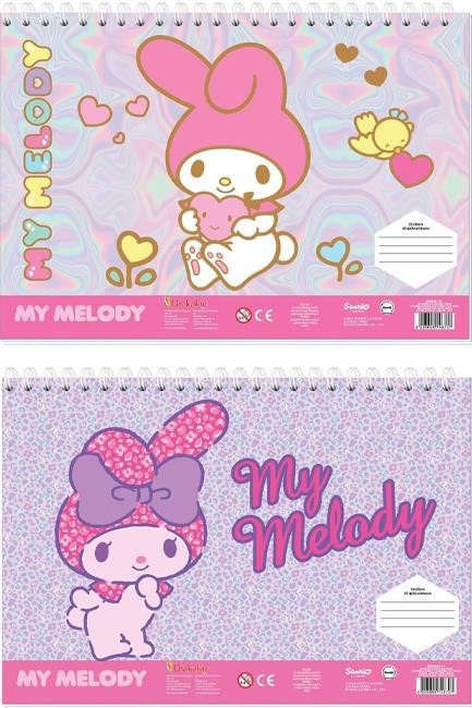 ΜΠΛΟΚ ΖΩΓΡΑΦΙΚΗΣ 23*33 40Φ.ΑΥΤΟΚ.-ΣΤΕΝΣΙΛ SANRIO MY MELODY 000490141