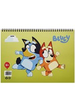 ΜΠΛΟΚ ΖΩΓΡΑΦΙΚΗΣ Α4 ΣΠΙΡΑΛ 30Φ.BLUEY 250181